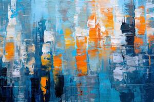 Multi Layered Abstract Painting Background photo