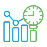 Sales Forecasting Vector Icon