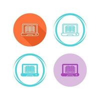 Online Learning Vector Icon