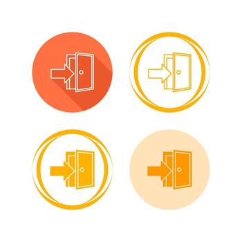 Exit Door Vector Icon