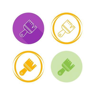 Paint Brush Vector Icon