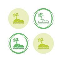 Island Vector Icon