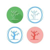 Dry Tree Vector Icon