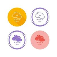 icono de vector de lluvia