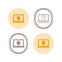 Broken Shield Vector Icon