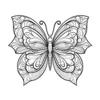 Adult Butterfly Coloring Pages photo