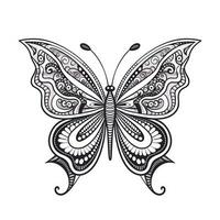 Adult Butterfly Coloring Pages photo