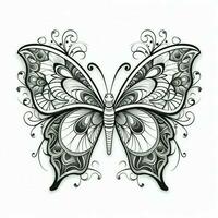 Adult Butterfly Coloring Pages photo