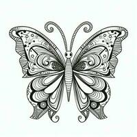 Adult Butterfly Coloring Pages photo