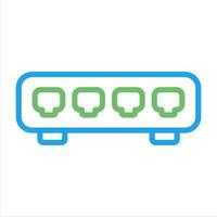Ethernet Switch Vector Icon