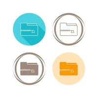 Zip File Vector Icon