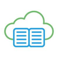 Cloud Training Vector Icon