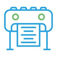 Plotter Vector Icon