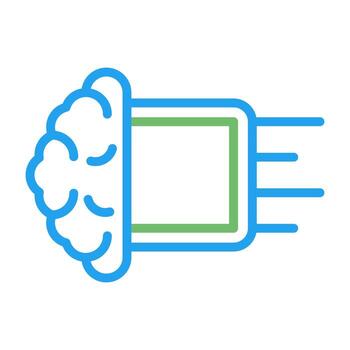 Machine Learning Vector Icon