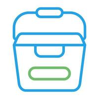Portable water container Vector Icon