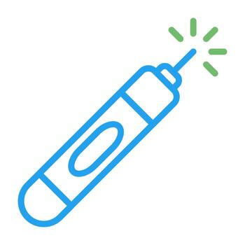 láser puntero vector icono