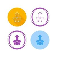 Open Box Vector Icon