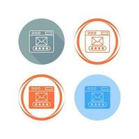Mail Code Vector Icon