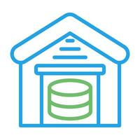 Data Storage Vector Icon