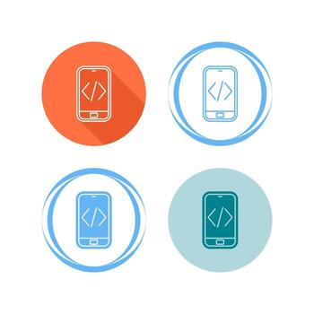 icono de vector de codificación