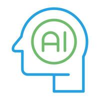 Artificial Intelligence Vector Icon