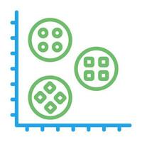 Cluster Analysis Vector Icon