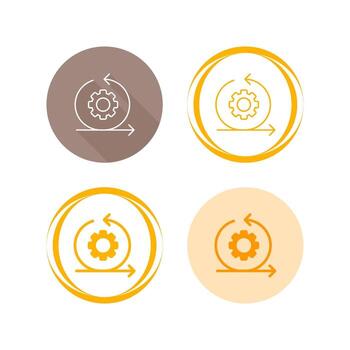 icono de vector de flujo de trabajo