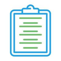 Writing Pad Vector Icon