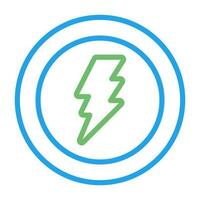 Lightning bolt Vector Icon