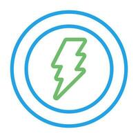 Lightning bolt Vector Icon