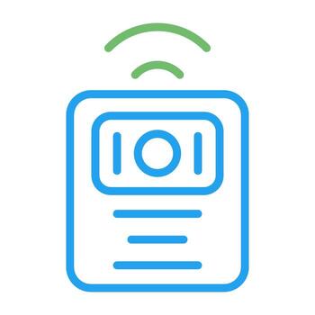 inalámbrico intercomunicador vector icono