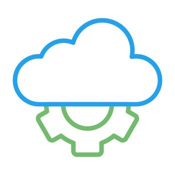 Cloud API Vector Icon