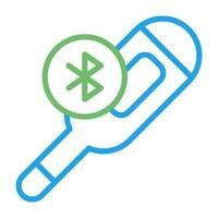 Bluetooth Thermometer Vector Icon