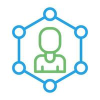 Network Segmentation Vector Icon