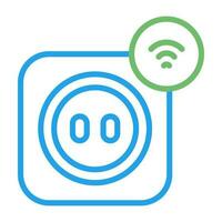Smart Plug Vector Icon
