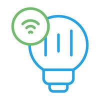 Smart Bulb Vector Icon