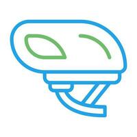 Smart Bike Helmet Vector Icon