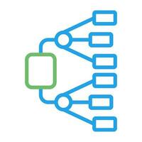 Network Diagram Vector Icon