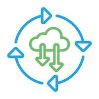 Continuous Deployment Vector Icon