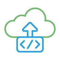Cloud Deployment Vector Icon