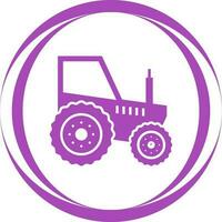 icono de vector de tractor