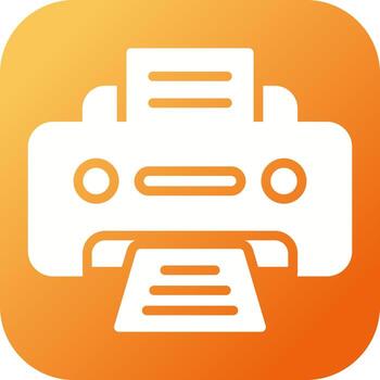 icono de vector de impresora