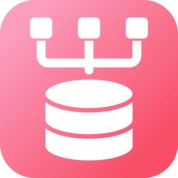 Data Modeling Vector Icon