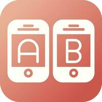 A B Testing Vector Icon