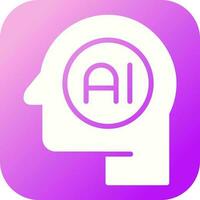 Artificial Intelligence Vector Icon