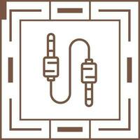 Audio Cable Vector Icon