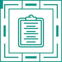 Writing Pad Vector Icon