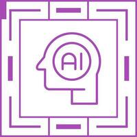 Artificial Intelligence Vector Icon