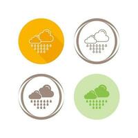 Rain Vector Icon