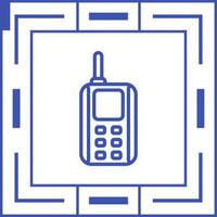 icono de vector de walkie-talkie